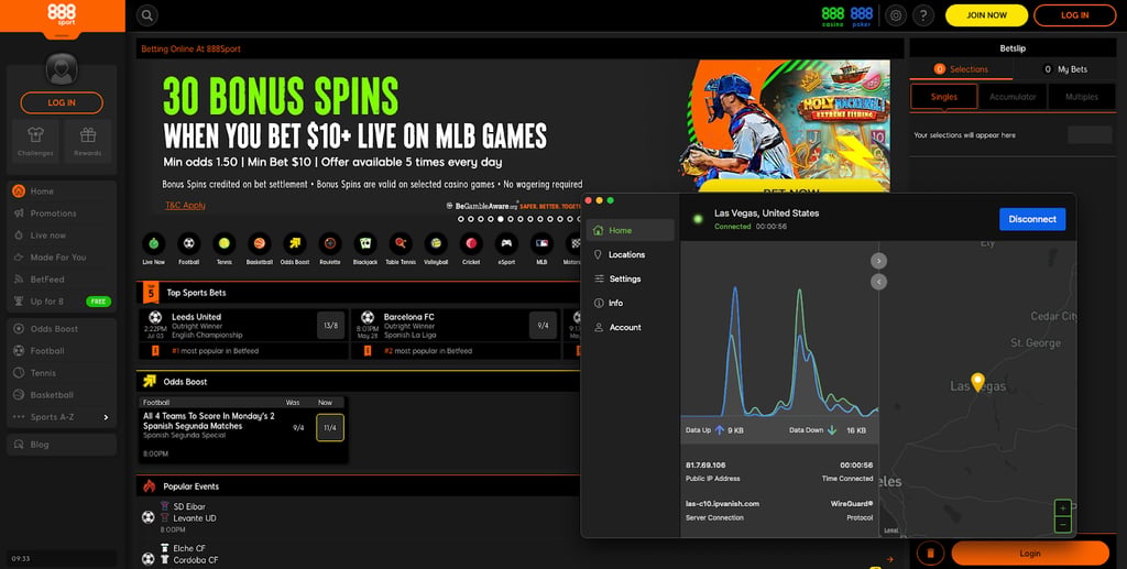 IPVanish VPN for online gambling