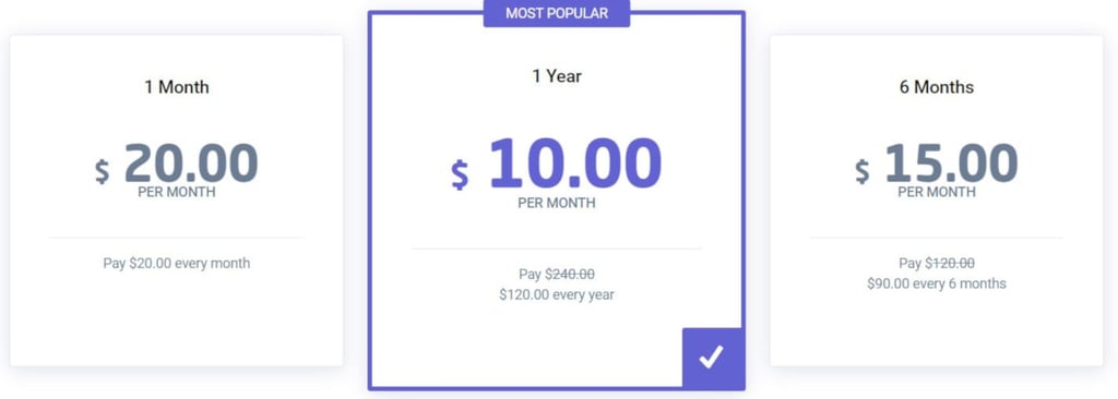 Astrill VPN plans and pricing options