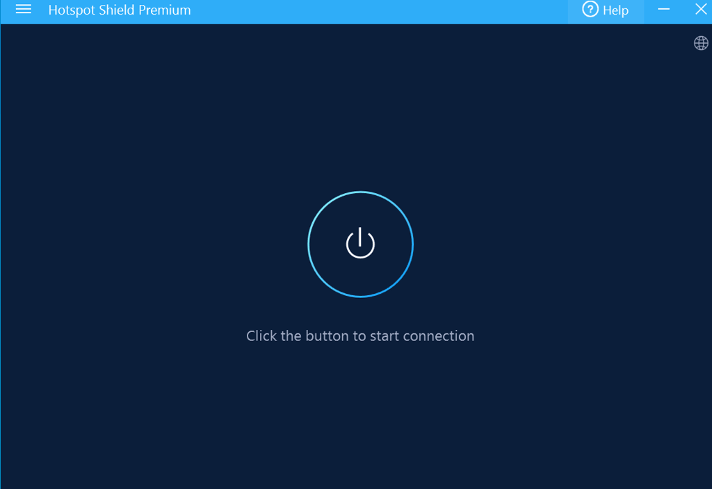 Hotspot Shield lancer la connexion