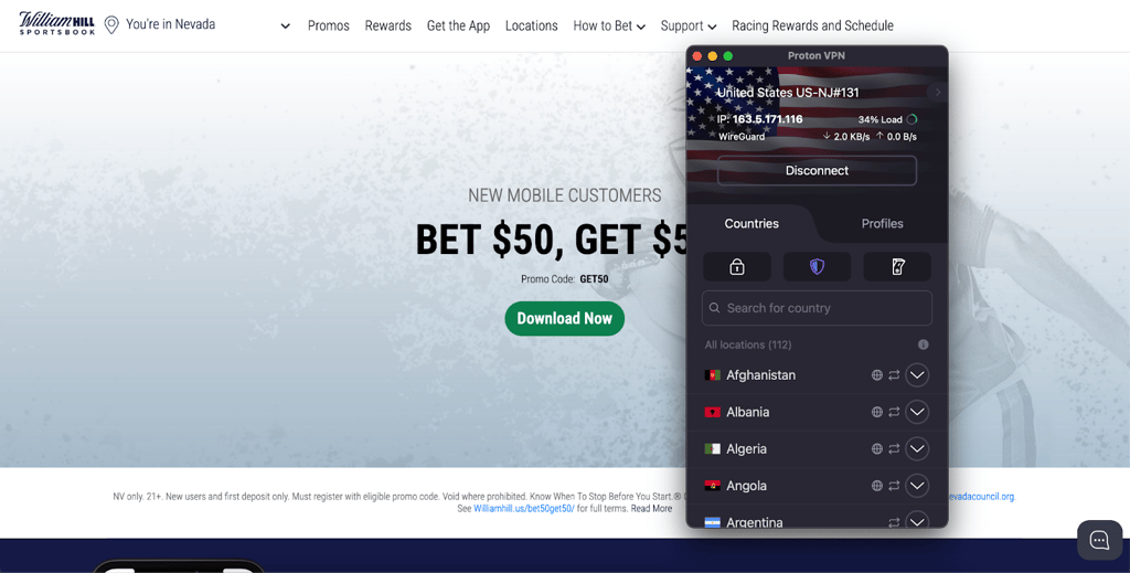 Proton VPN for casino