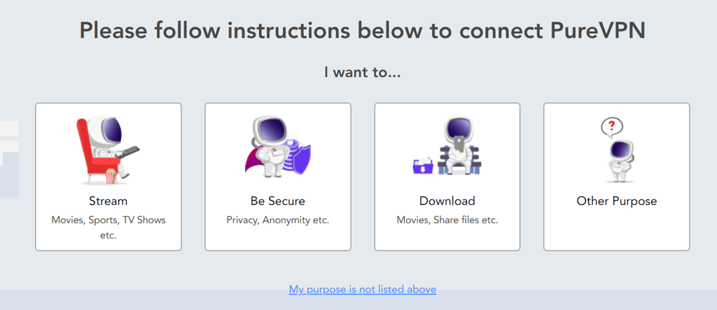 PureVPN liste des utilisations du VPN