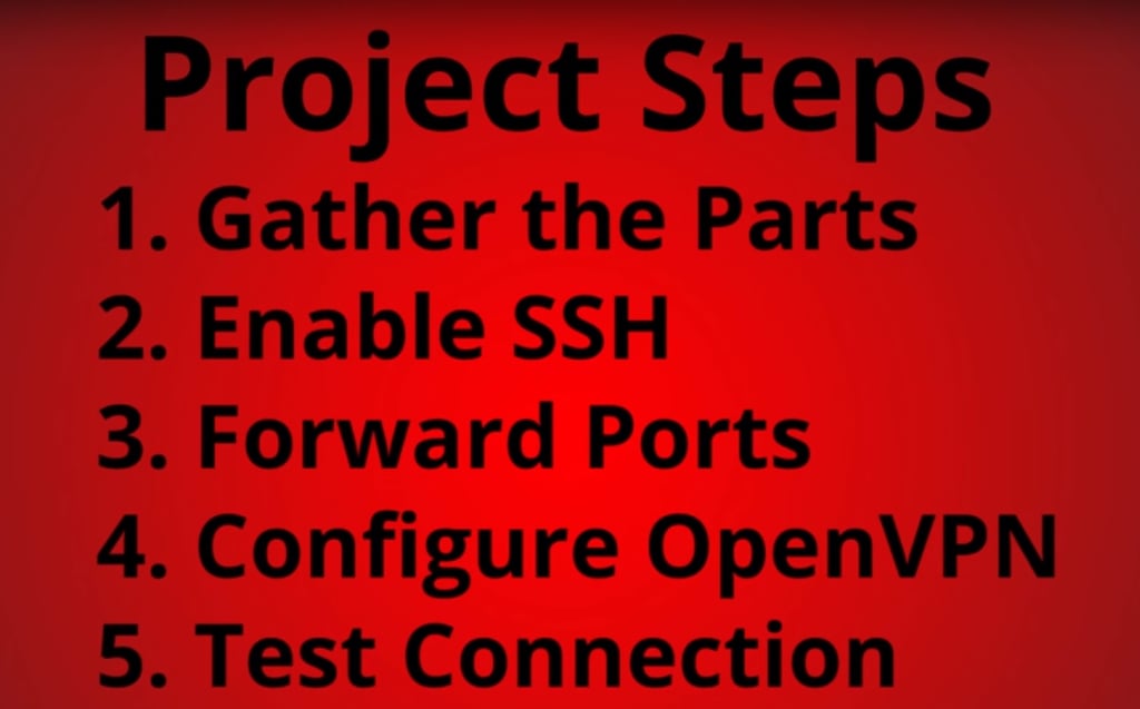 Raspberry Pi Zero VPN video