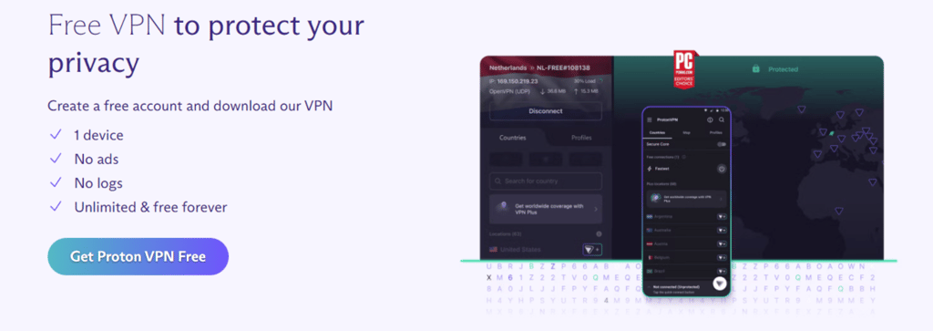 free ProtonVPN for Disney Plus