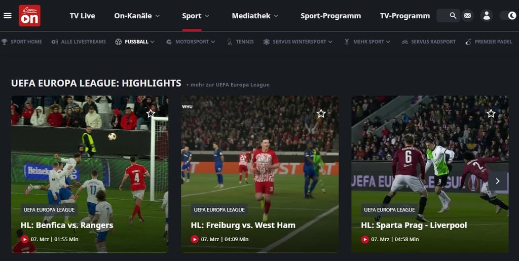 ServusTV UEFA Europa League