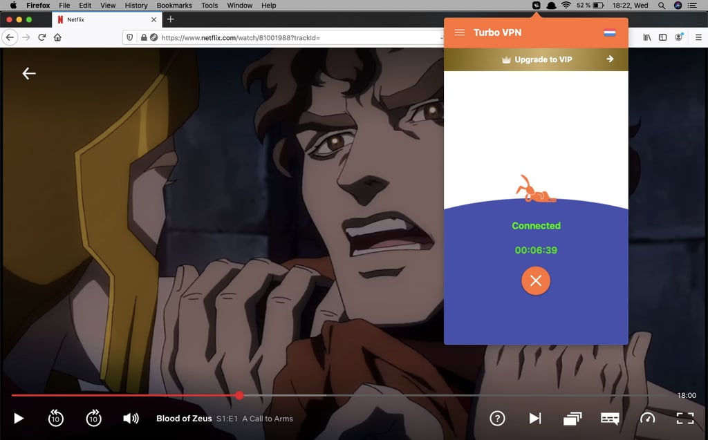 Turbo VPN unblocks Netflix in Netherlands