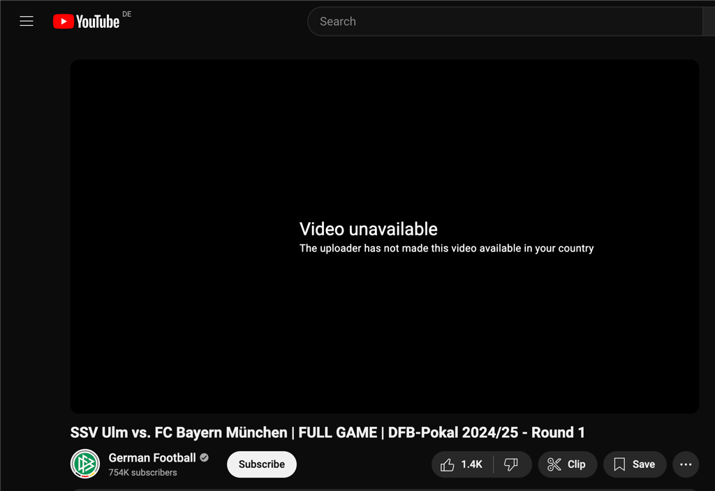 Video unavailable