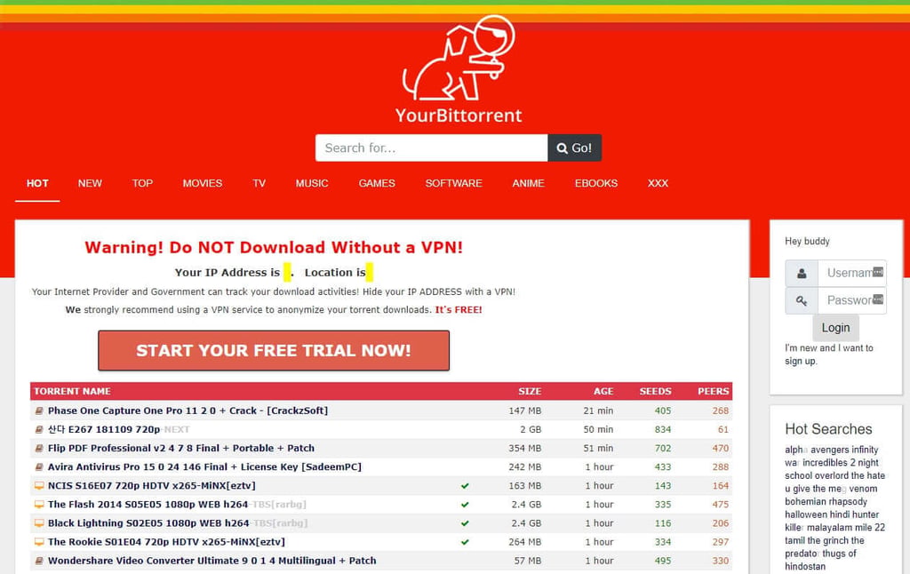 YourBittorrent site