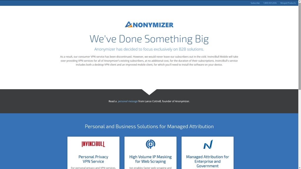 Anonymizer site