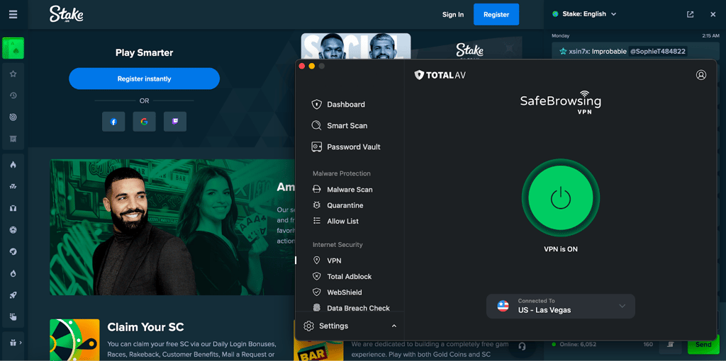 TotalVPN for sports betting