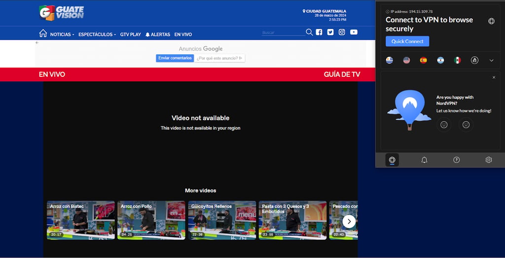 connect to vpn guatemala