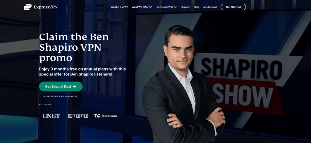 Ben Shapiro ExpressVPN promo code