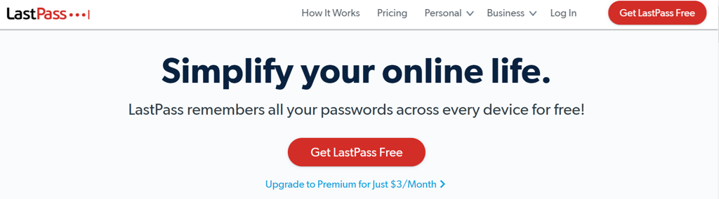 page de téléchargement LastPass
