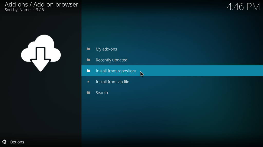 Step 14 - Click Install from repository