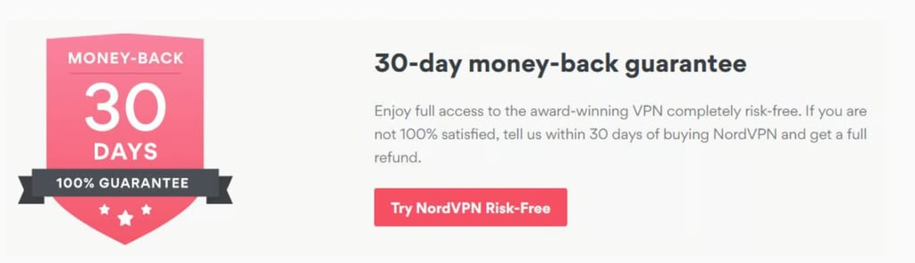 nordvpn money back guarantee
