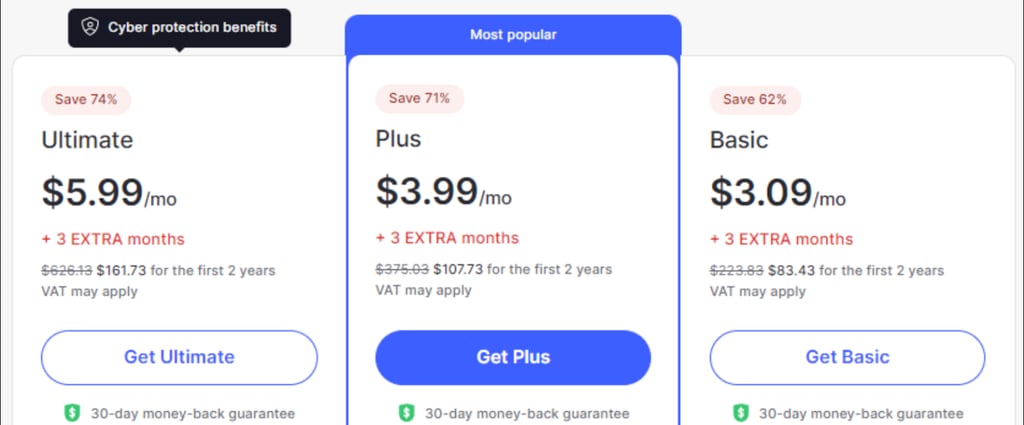 nordvpn plans