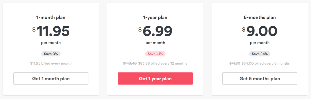 nordvpn price (new pricing plans)