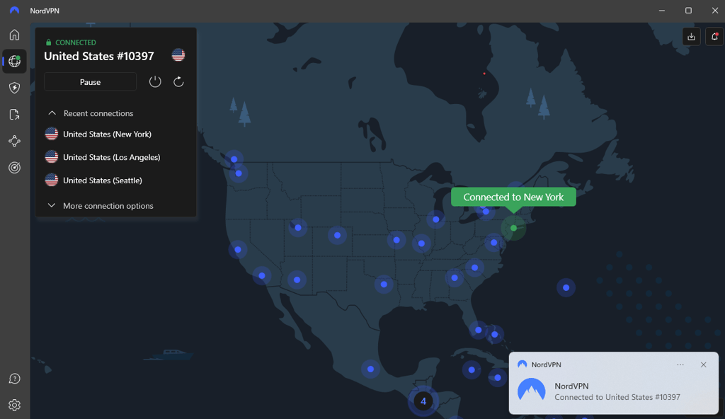 NordVPN servers