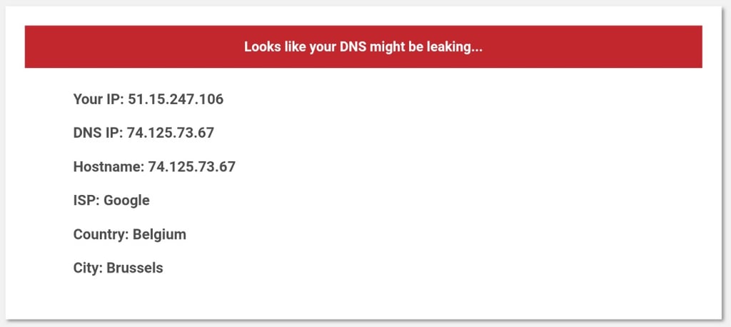 thunder vpn leaks dns queries