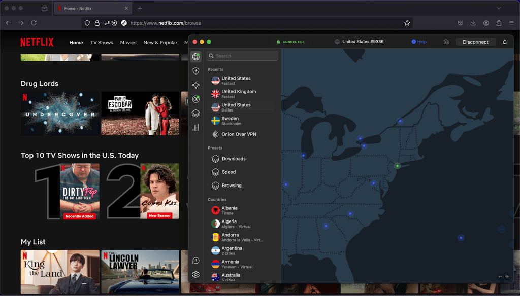 Using NordVPN for streaming (unblocking geographically restricted content)