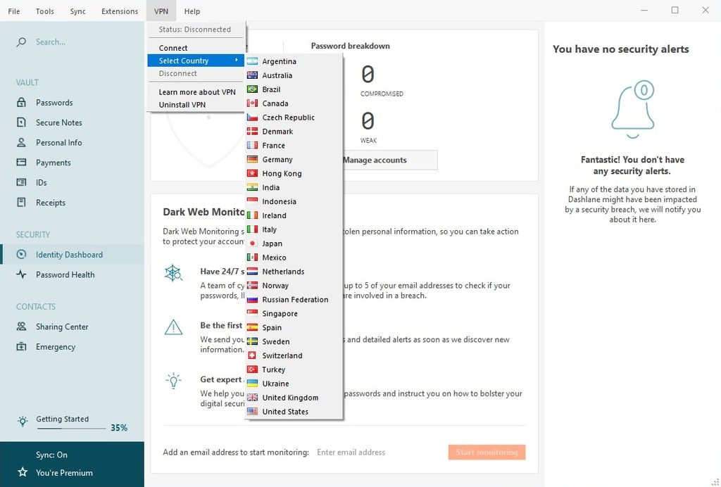 dashlane vpn windows interface