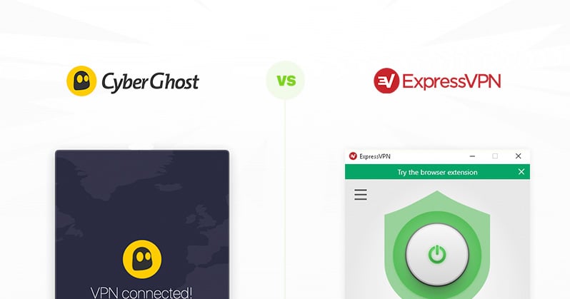CyberGhost vs ExpressVPN comparison