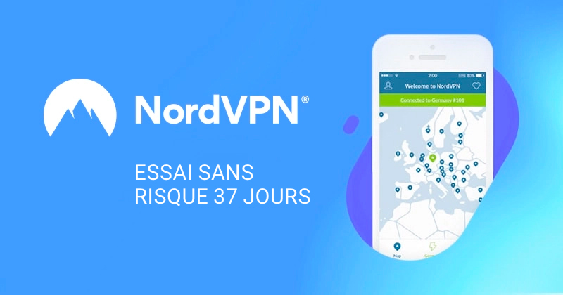 NordVPN gratuitement 37 jours