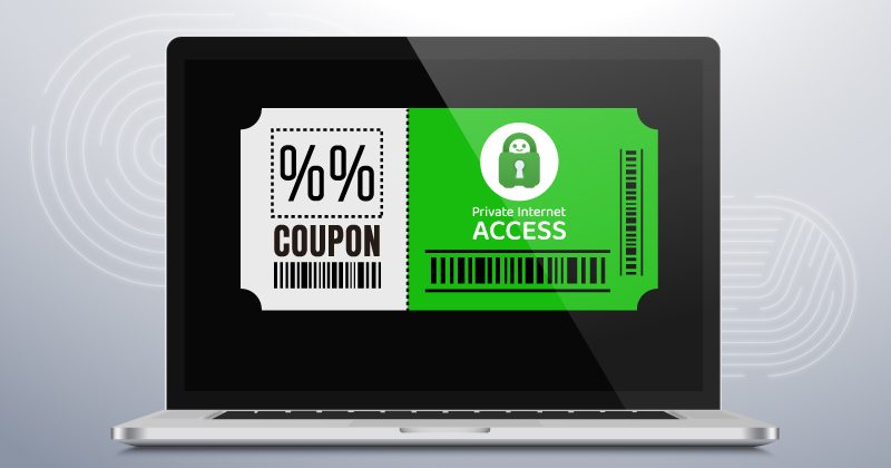 PIA coupon on desktop