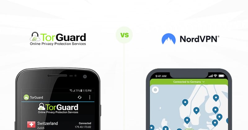 TorGuard vs NordVPN comparison
