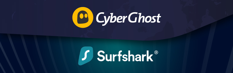 CyberGhost vs Surfshark comparison