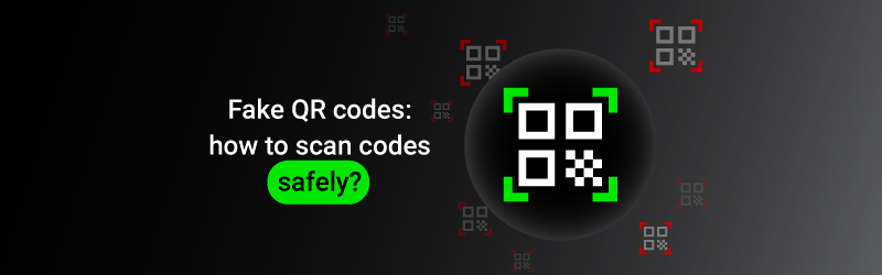 Fake QR codes