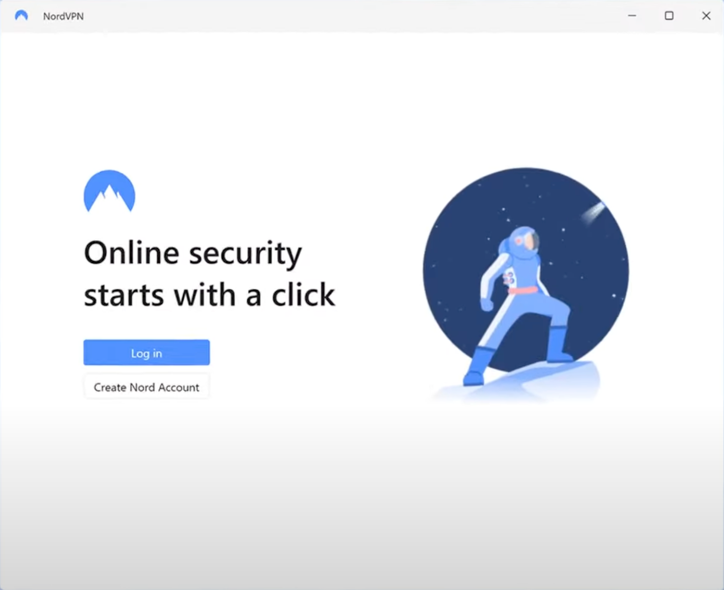 nordvpn log in