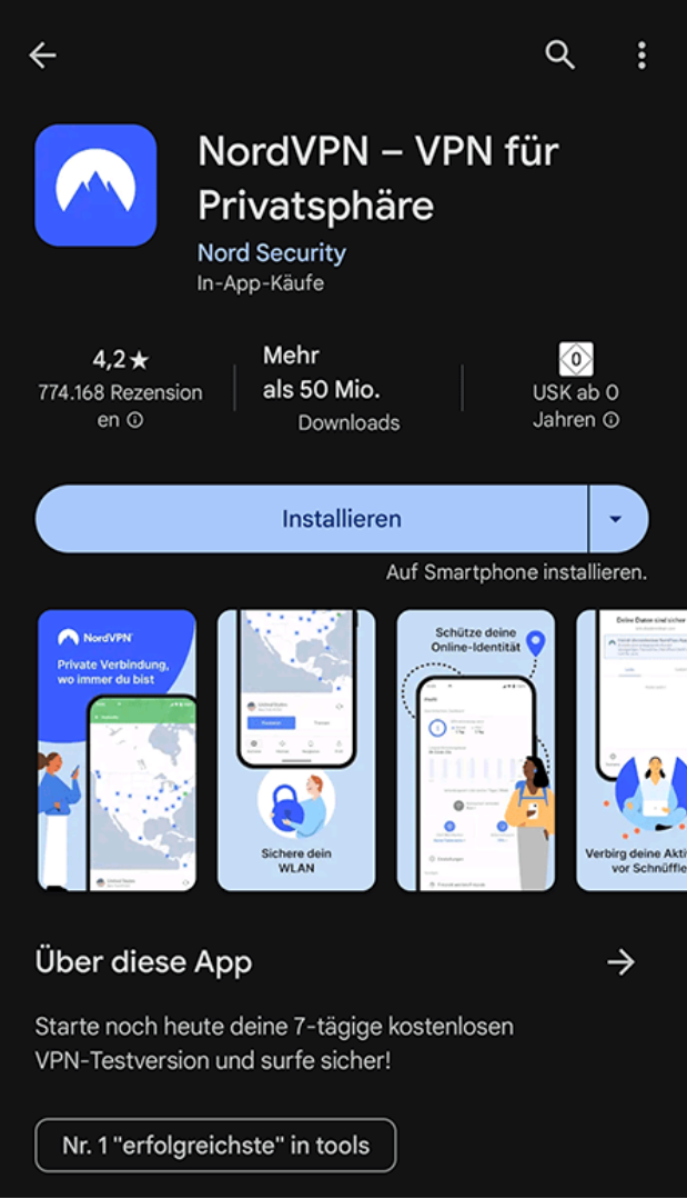 nordvpn mobile