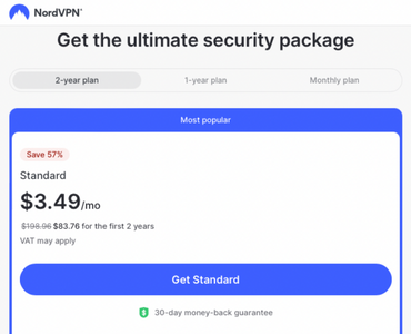 NordVPN price