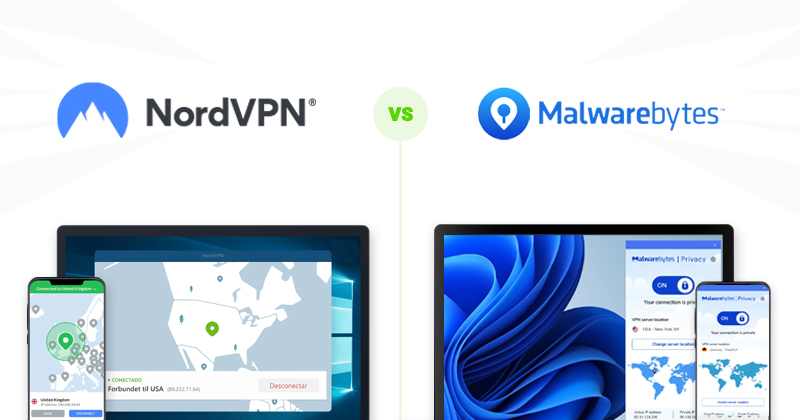 NordVPN vs Malwarebytes VPN featured image