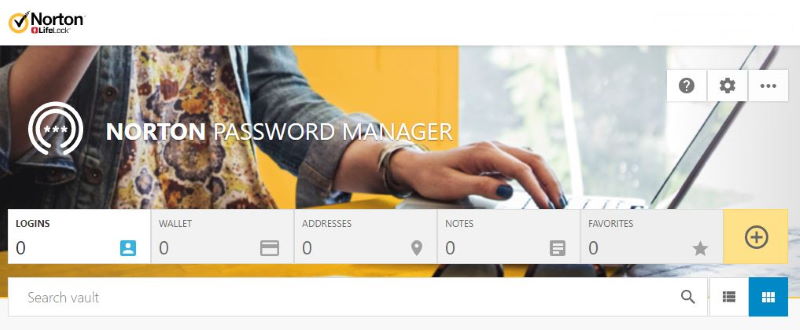 Norton Password Manager chambre forte extension chrome