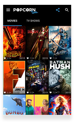Popcorn Time movies