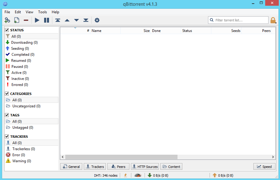 qbittorrent interface