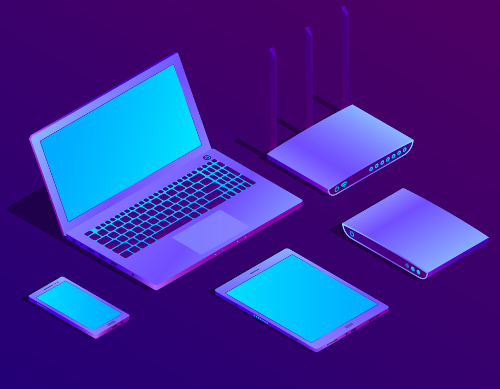 Router conecta otros dispositivos