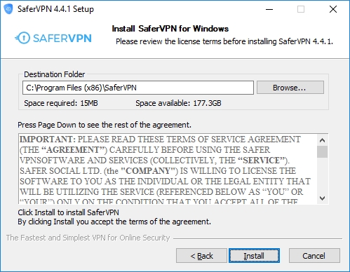 SaferVPN test comment télécharger