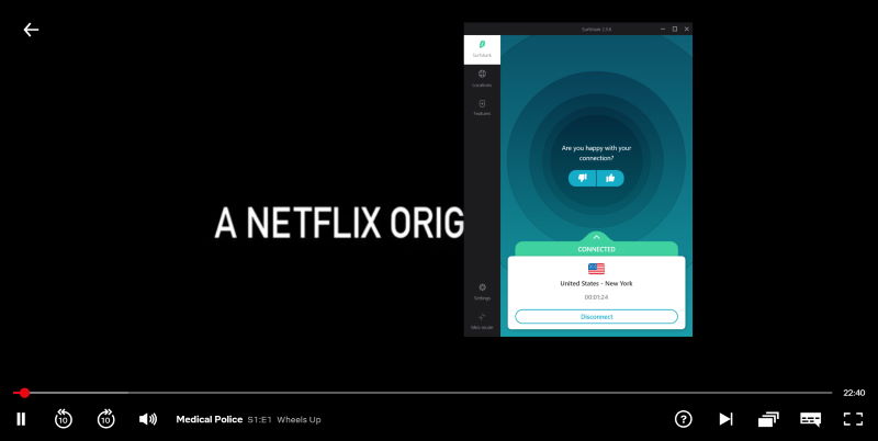 Surfshark débloque Netflix