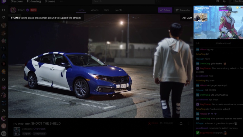 Twitch ad