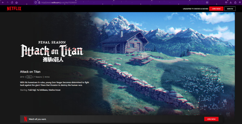 Watch Attack on Titan on Netflix